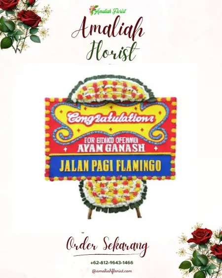 Sewa Papan Bunga Bona